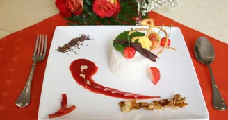 Auberge de la Rose - Bavarois à la Rose_6 Auberge de la Rose - Bavarois à la Rose_6