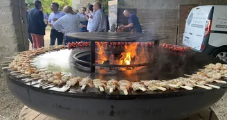 Soirée Séminaire Brasero Plancha XXL - Pôle brasero et pôle vigneron_15