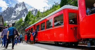 Mer de Glace et train du Montenvers Mer de Glace et train du Montenvers