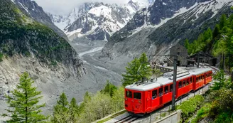 Mer de Glace et train du Montenvers Mer de Glace et train du Montenvers