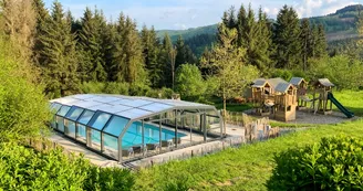 Tentes lodge au camping Domaine la Chabanne Tentes lodge au camping Domaine la Chabanne