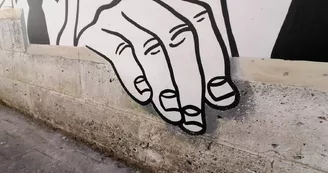 Mur peint "Réalité, Sortie de Secours" Mur peint "Réalité, Sortie de Secours"