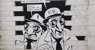 Mur peint "Réalité, Sortie de Secours" Mur peint "Réalité, Sortie de Secours"