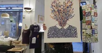 La Vitrine Flow - Atelier de sérigraphie artisanale - Florie Keller La Vitrine Flow - Atelier de sérigraphie artisanale - Florie Keller