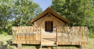 Huttopia Sud Ardèche - Tente Trappeur
