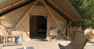 Huttopia Sud Ardèche - Tente Trappeur