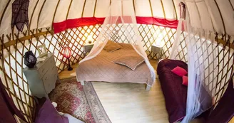 Yourtes au Camping Mille Etoiles Yourtes au Camping Mille Etoiles