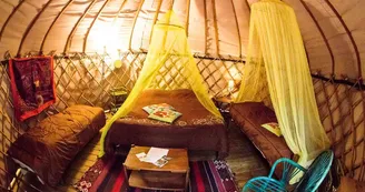 Yourtes au Camping Mille Etoiles Yourtes au Camping Mille Etoiles