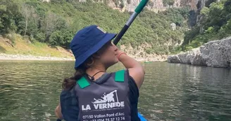Canoë - Kayak de Sampzon à Chames - 12 km avec La Vernède