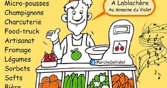 Marché de producteurs et créateurs au Domaine du Vialat