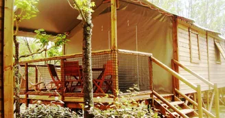 Cabane sur pilotis - Camping la Source