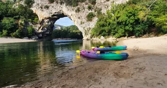 Canoë - Kayak de Vallon à Chames - 6 km avec Acqua Bateaux
