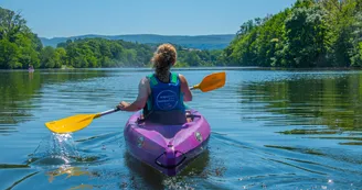 Canoë - Kayak de Vallon à Chames - 6 km avec Acqua Bateaux