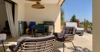 Villa Carpe Diem, gîte bien-être 4 * accessible PMR, climatisation /mini-piscine privée, SPA et sauna 2-3 personnes SUD Ardèche Villa Carpe Diem, gîte bien-être 4 * accessible PMR, climatisation /mini-piscine privée, SPA et sauna 2-3 personnes SUD Ardèche