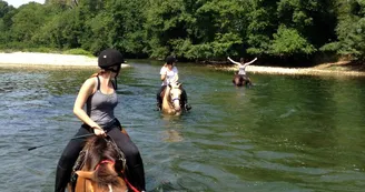 Randonnée Équestre Accompagnée - Equitation Chavetourte