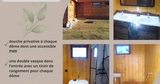 Dôme géodésique "forêt"