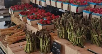 Tous les dimanches c'est jour de marché sous la Halle