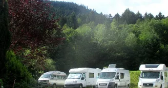 Aire de stationnement pour camping-cars du Domaine du Haut des Bluches