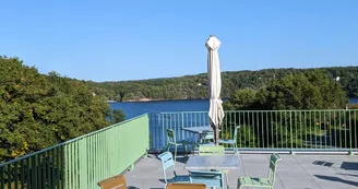 BPA lac Eguzon terrasse