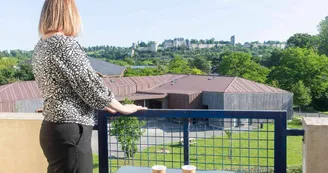 Balvon vue Forteresse Hôtel Ibis Styles Chinon