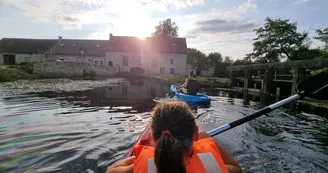 Kayak au moulin de Vilaine