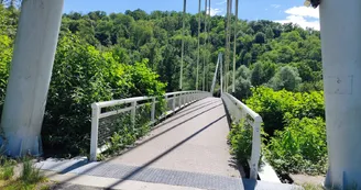 Lacs de Laroin - Laroin - passerelle d'accès
