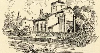 Peujard Eglise Notre-Dame Croquis de Léo Drouyn Peujard Eglise Notre-Dame Croquis de Léo Drouyn