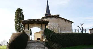 Eglise de Saint-Aubin porte