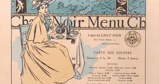 Menu du cabaret du Chat Noir