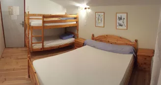 Refuge Jeandel - Chambre avec lit superposé