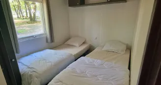 Chambre 2 avec lits simples - Mobil-home 6 personnes - 4_3
