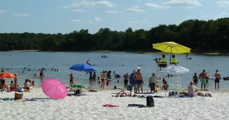 Plage de l'étang de La Jemaye