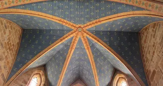 Eglise Saint Jacques le majeur - plafond peint