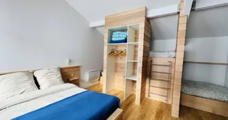 Chambre privative pour 5 personnes, accessible PMR