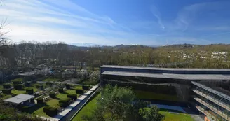 Jardins contemporains CG 64 - Pau - Vue depuis ascenseur