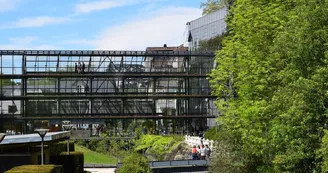 Jardins contemporains CG 64 - Pau - Vue bâtiment