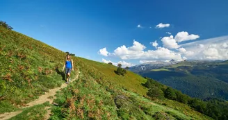 Randonnée facile sur les crêtes à Issarbe