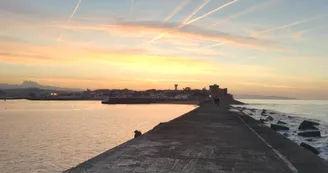 Le fort - coucher de soleil