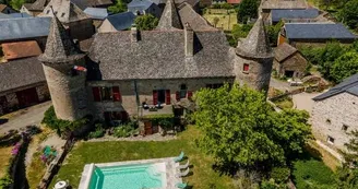 Château de Cadars vu du ciel