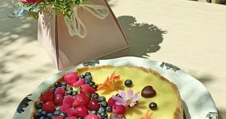 TARTE FRUITS ET FLEURS