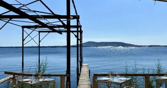Le St Pierre tarbouriech terarsse avec vue sur l'étang de Thau