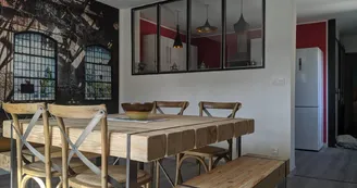 Maison Mirava-Détail Espace commun - Salle à Manger