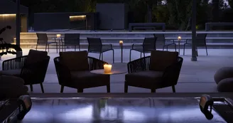Terrasse du Spa en rez-de-jardin