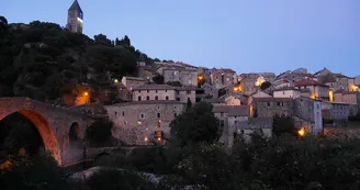 Le village d'Olargues