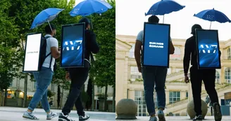 AY7 PUB - Ecran Portatifs Centre Ville