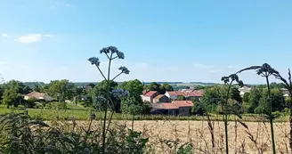 Vue d'ensemble du village de Bulson