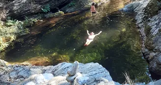 Des coins de rivière sauvages juste à côté