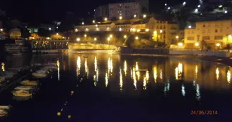 la plage de nuit