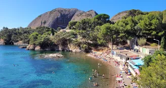 Plage de la Calanque du Mugel Plage de la Calanque du Mugel