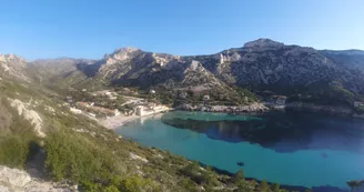 Calanque de Sormiou vue d'en haut